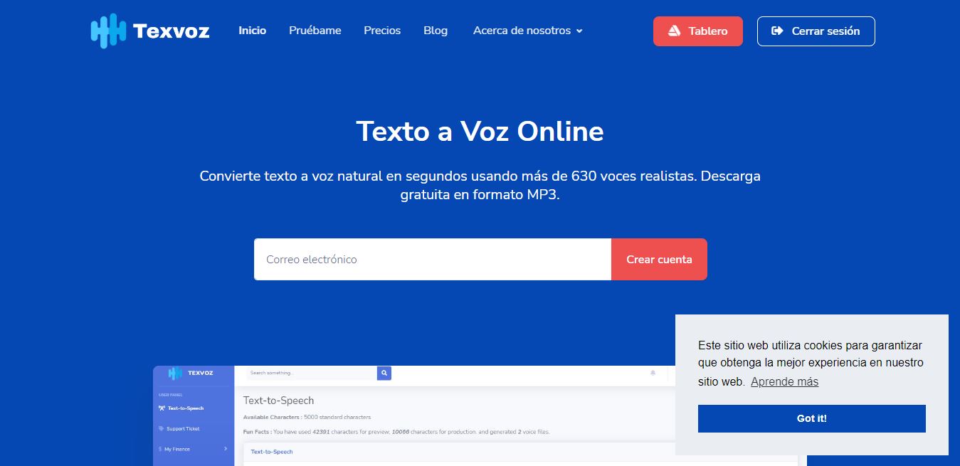 Texto a Voz Online con IA GRATIS 🗣️